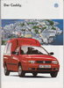 Auto Prospekt VW Caddy 1996