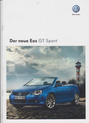 VW EOS GT Sport  Autoprospekt Mai  2009