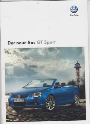 VW EOS GT Sport  Prospekt Mai 2009