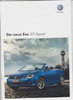 VW EOS GT Sport  Prospekt Mai 2009
