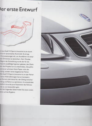 Saab 93 Sport Limousine Prospekt 2002