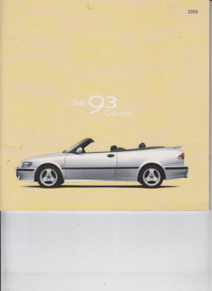 Saab 93 Cabriolet Prospekt 1999