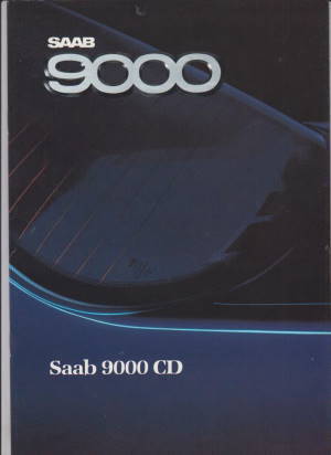 Saab 9000 Autoprospekt 1988
