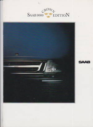 Saab 9000 Crown Edition Autoprospekt