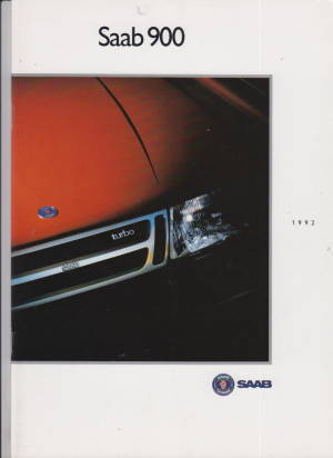 Klasse: Saab 900 Autoprospekt 1991