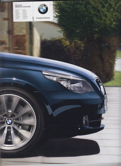 BMW 5er Limousine Prospekt 2007