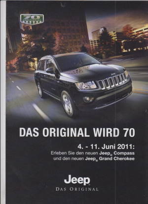 Jeep  PKW Programm Prospekt 2011