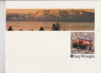 Jeep Wrangler Prospekt 1989