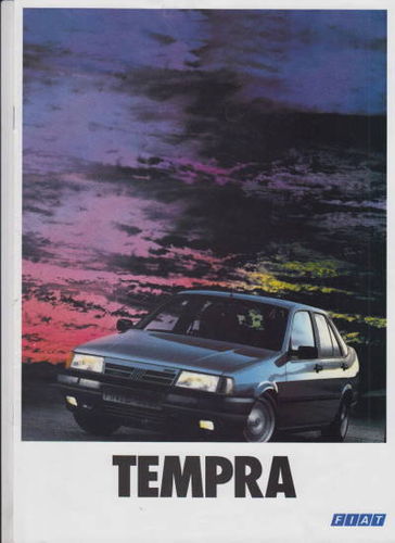Fiat Tempra Prospekt brochure 1990