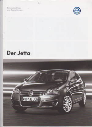 VW Jetta Technikprospekt 2006