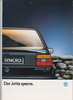 VW Jetta syncro 1991 Autoprospekt