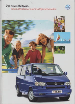 VW Multivan Autoprospekt 1999