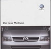 VW Multivan Prospekt September 2003