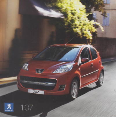Peugeot 107 Prospekt 2008
