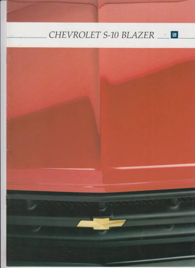 Chevrolet S-10 Blazer Prospekt 1992