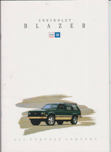 Chevrolet Blazer  Prospekt 1993