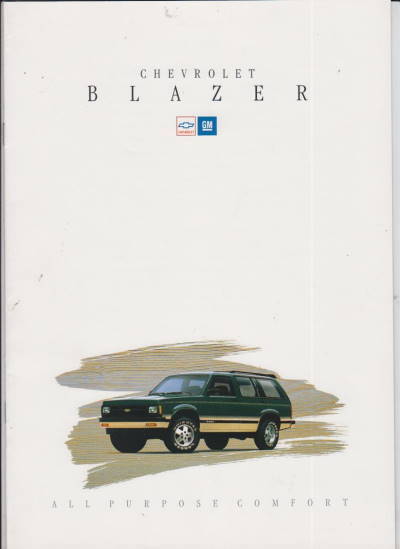 Chevrolet Blazer Prospekt 1993