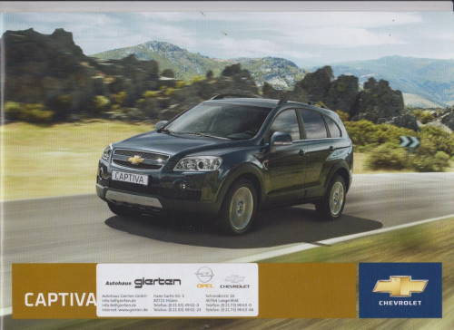 Chevrolet Captiva 2008 Autoprospekt