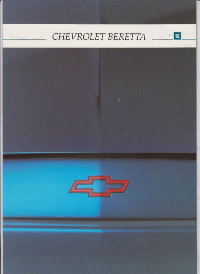 Chevrolet Beretta 1992 Prospekt
