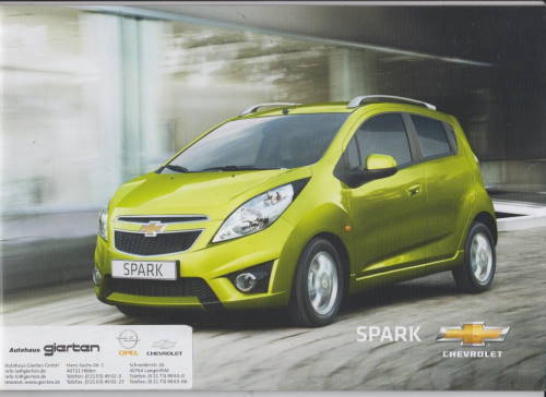 Chevrolet Spark 2009 Prospekt