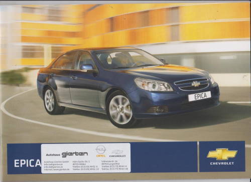 Chevrolet Epica 2008 Prospekt