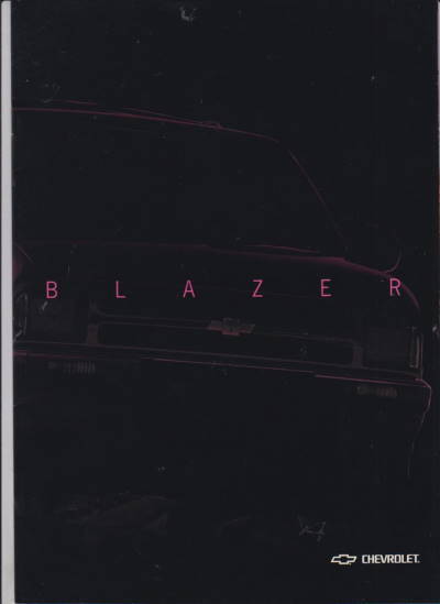 Chevrolet Blazer 1996 Prospekt