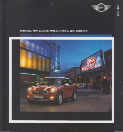 Mini One - Cooper - Cooper S 2009  Autoprospekt