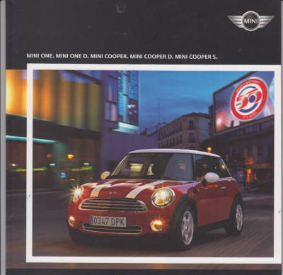 Mini  One und Cooper 2009 Prospekt
