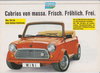 Mini Cabrio Prospekt Massa Rarität