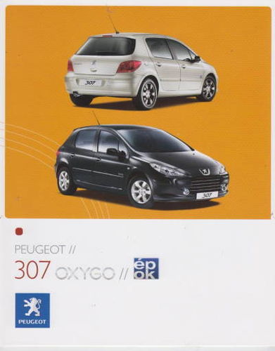Peugeot 307 Oxygo Autoprospekt 2006