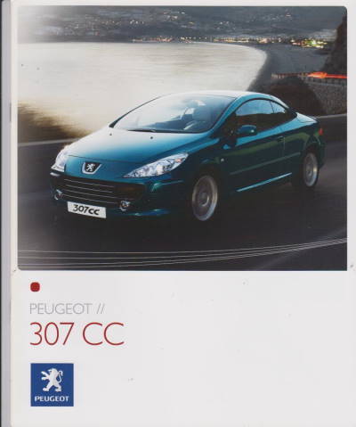 Peugeot 307 CC Prospekt 2007