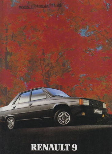 1984 Autoprospekt Renault 9