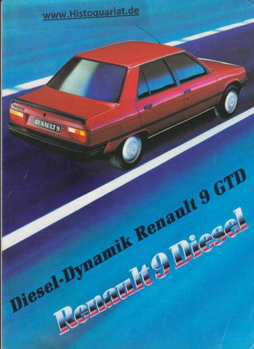 Autoprospekt Renault 9 GTD