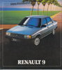 80er jahre Autoprospekt Renault 9