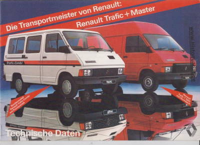 Renault PKW Programm Prospekt Technik