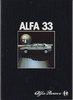 Autoprospekt Alfa Romeo 33  NL 1986