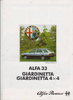Autoprospekt Alfa Romeo 33  - 1985