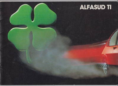 Alfa Romeo Alfasud TI 1982 Prospekt