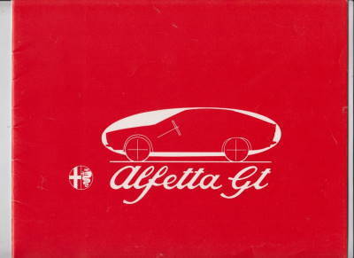 Alfa Romeo Alfetta GT  Broschüre