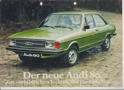 Audi 80 Prospekt 1976