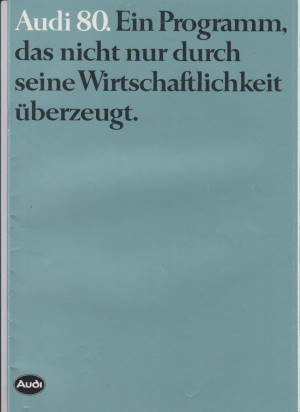 Audi 80  Autoprospekt 1982