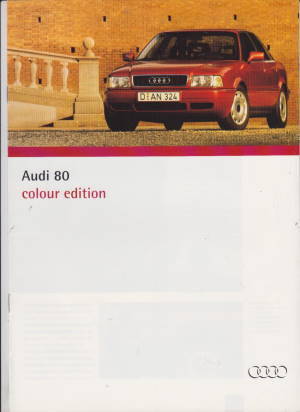 Audi 80 Colour edition Prospekt 1994