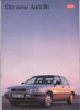 Perspektiven: Audi 80  Prospekt 1991 + Technik