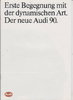 Audi 90  Prospekt 1984