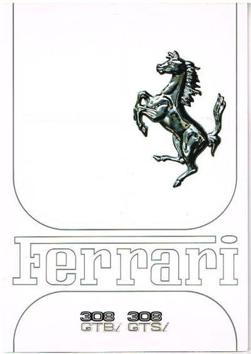 Ferrari  308 GTB - GTS 1981 Prospekt