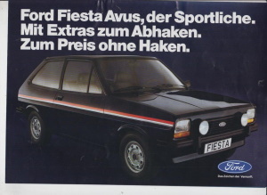 Ford Fiesta Avus Autoprospekt