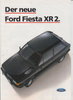 Ford Fiesta XR 2 Prospekt 1984