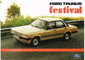 Ford Taunus Festival Prospekt