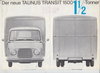 Ford Taunus Transit Prospekt  60er Jahre