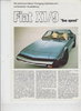 Fiat X1/9 Prospekt 1978